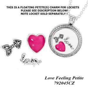 Pandora Love Feeling 3 Set Petites Charm 792045CZ.